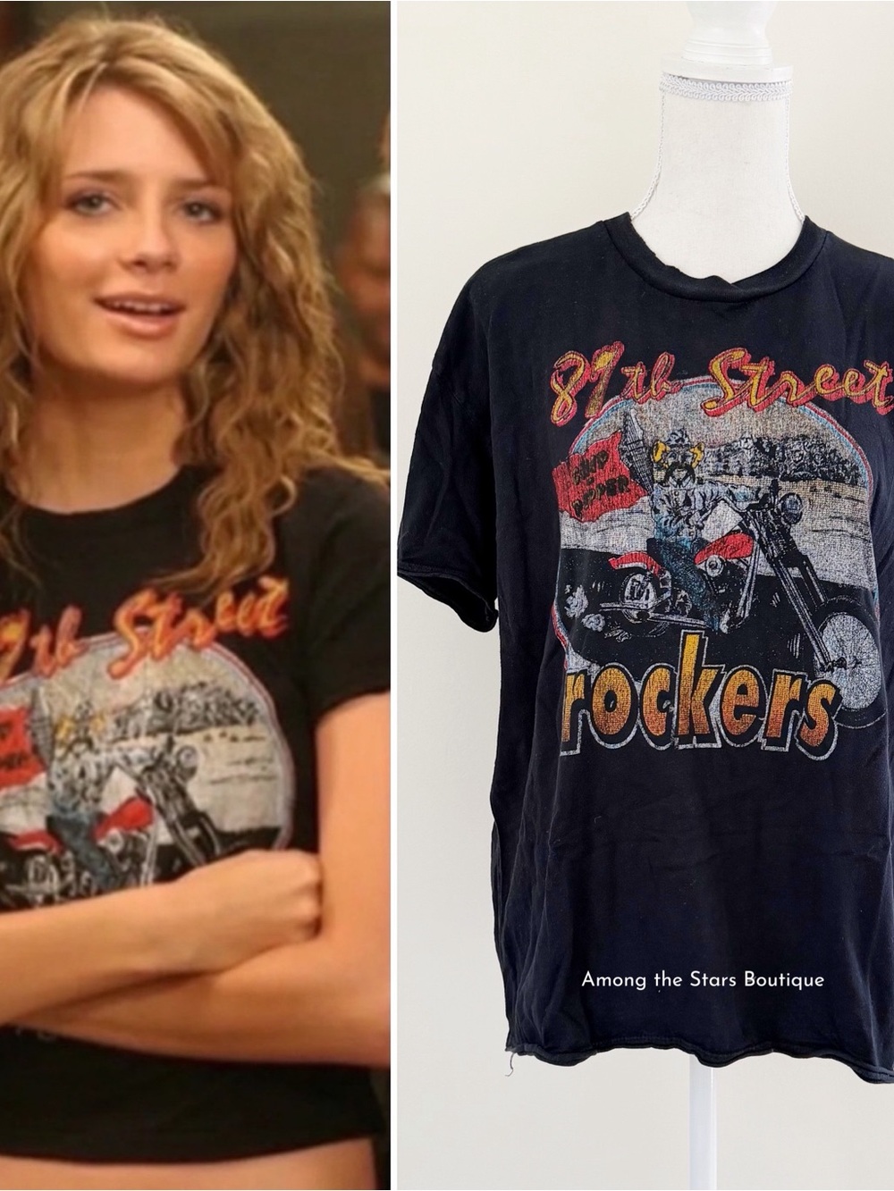 Super Rare 80s Vintage Rocker T-Shirt ASO Marissa Cooper in The OC